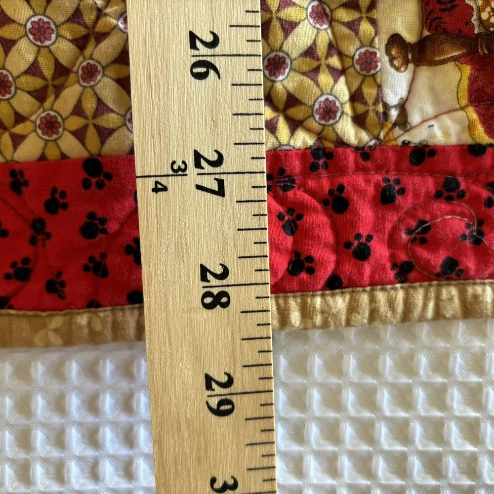 Handcrafted Whimsical Quilt Wall Hanging Lap Blanket Cat Lady Lovers Cute Kitty